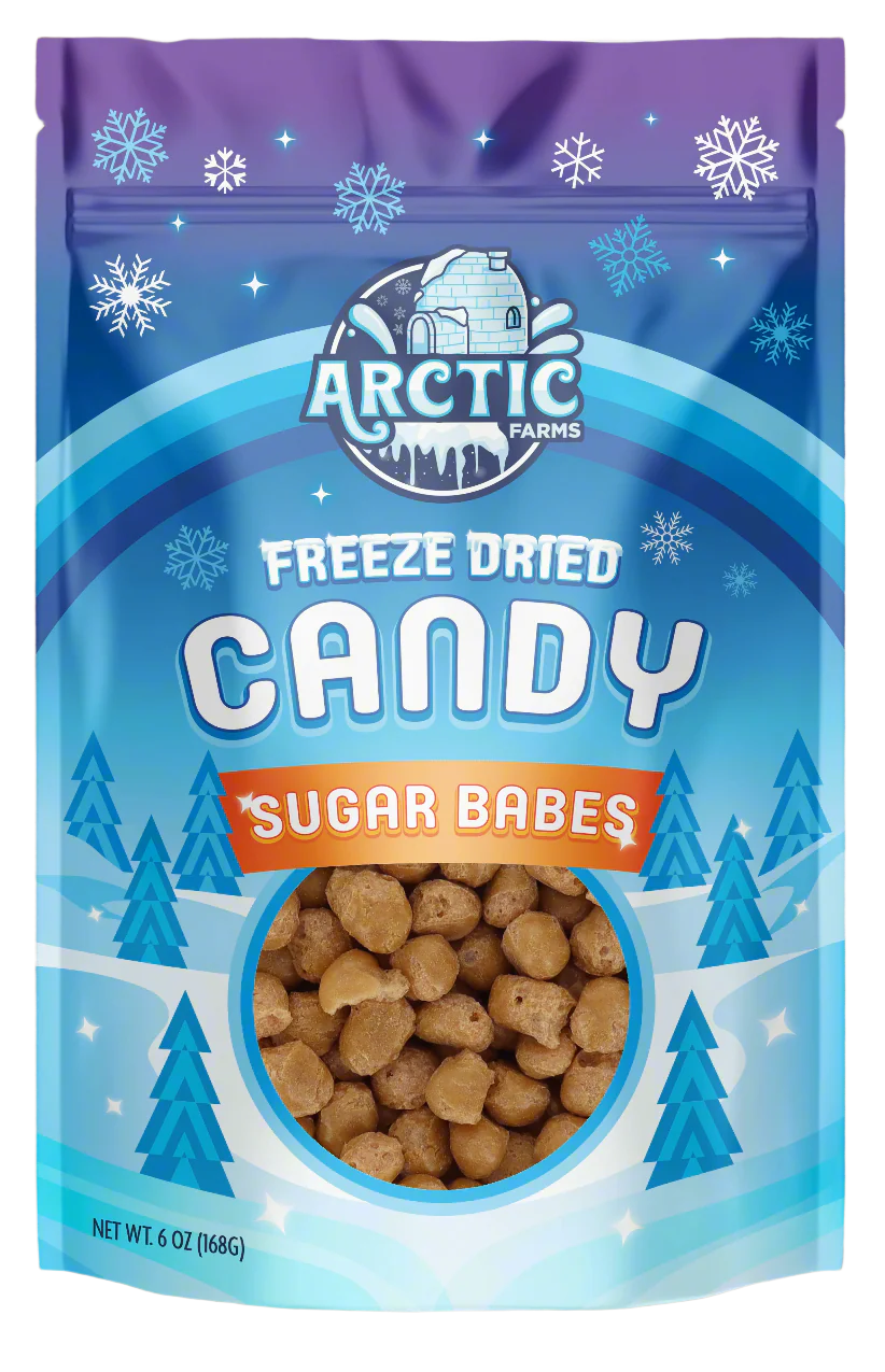 Freeze Dried Sugar Caramel Babes Candy