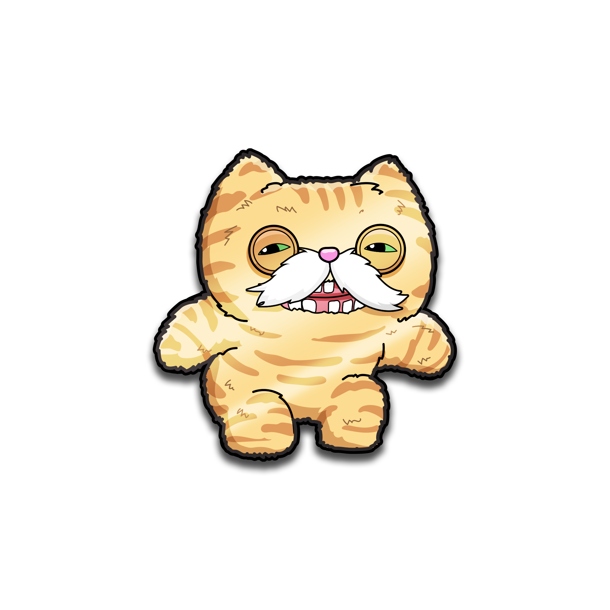 Fuggler - Alley Cats Stinkface AR Pin