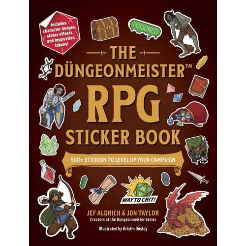 The Düngeonmeister RPG Sticker Book: 500+ Stickers to Level Up Your Campaign - Paperback - 