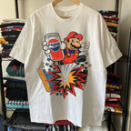 Pepsi X Mario White Tee