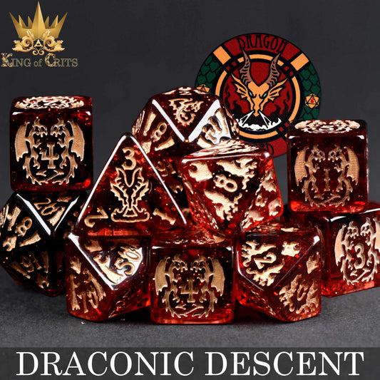 Draconic Descent 11 Dice Set