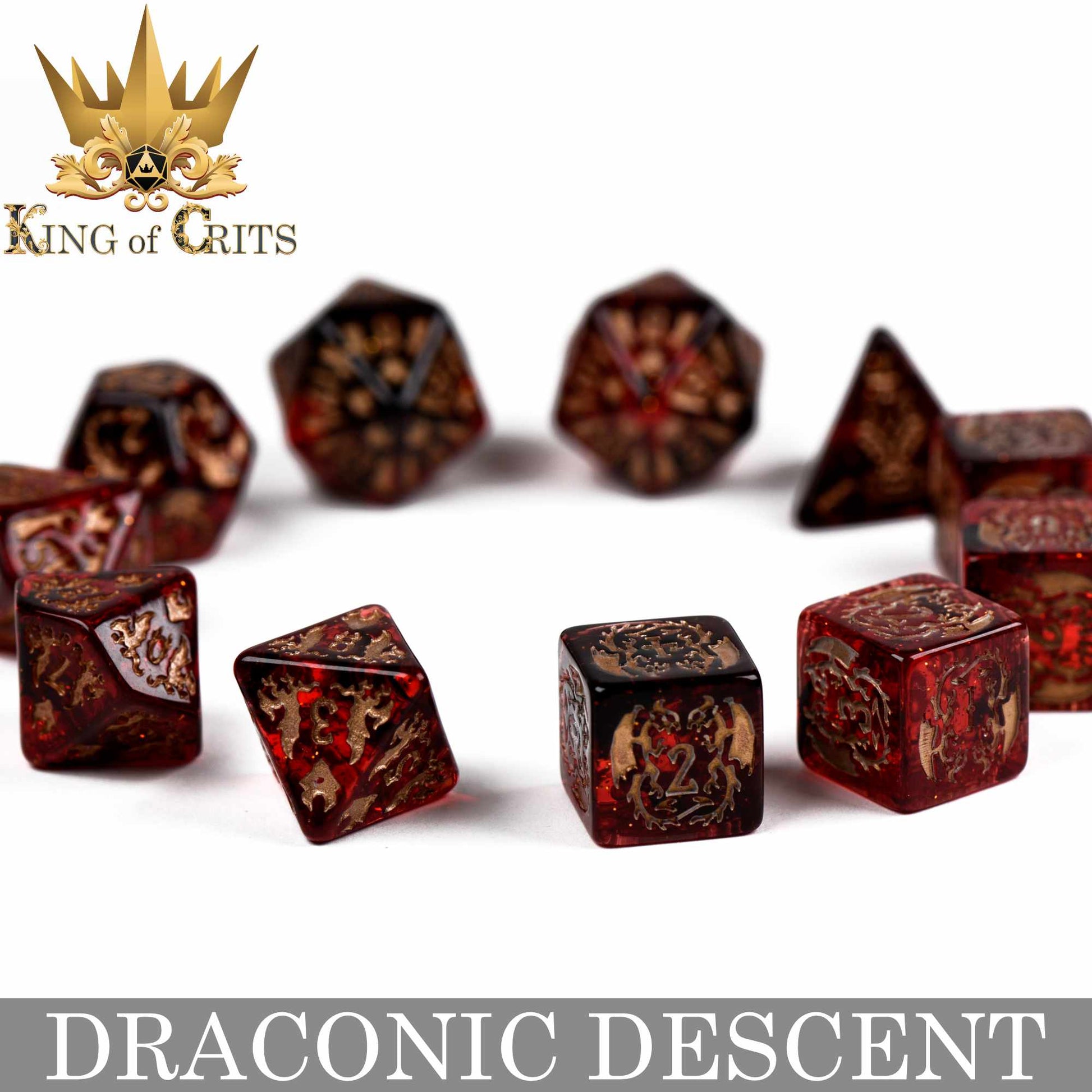 Draconic Descent 11 Dice Set