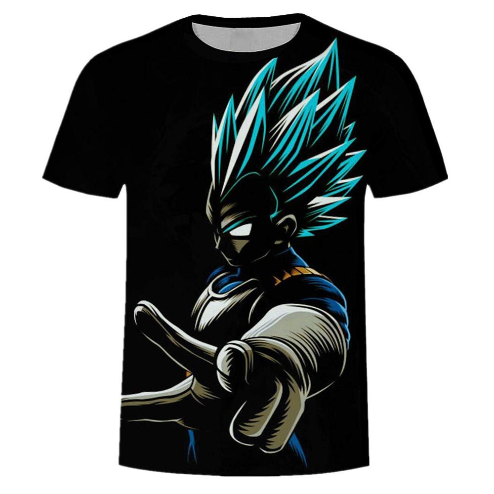 Dragon Ball DBZ Bulma Super Saiyan Vegeta 3d print Kids Goku T shirt  Japan Anime Tshirts