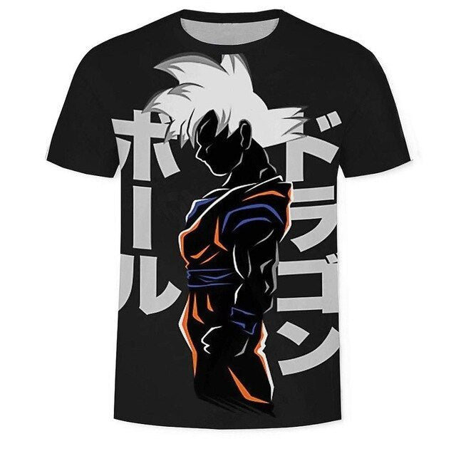 Dragon Ball DBZ Bulma Super Saiyan Vegeta 3d print Kids Goku T shirt  Japan Anime Tshirts