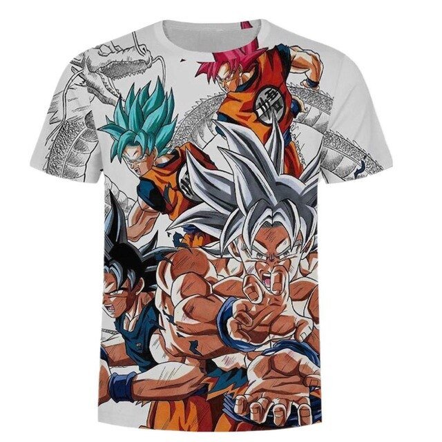 Dragon Ball DBZ Bulma Super Saiyan Vegeta 3d print Kids Goku T shirt  Japan Anime Tshirts