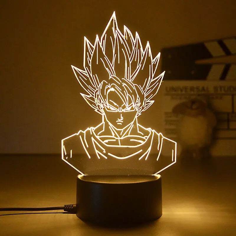 Dragon Ball Nightlight Goku figure LED - 3 / 18CM Warm white