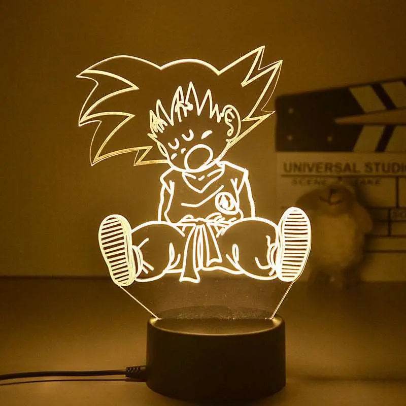 Dragon Ball Nightlight Goku figure LED - 9 / 18CM Warm white