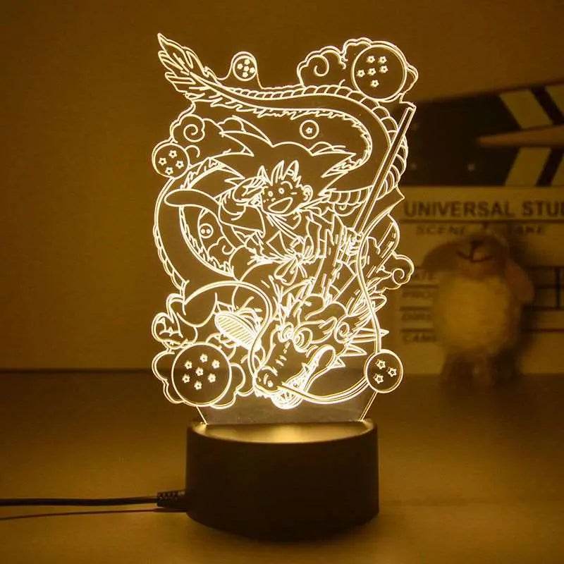 Dragon Ball Nightlight Goku figure LED - 6 / 18CM Warm white