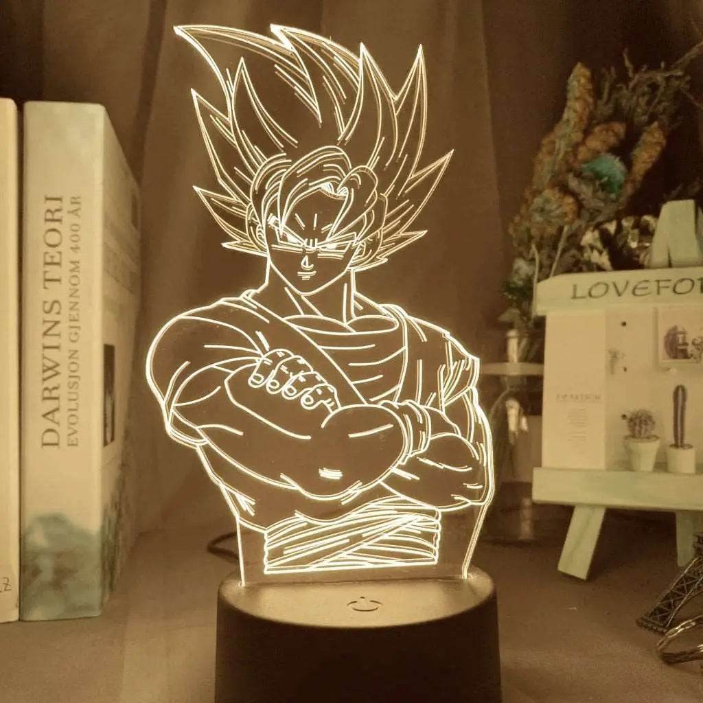 Dragon Ball Nightlight Goku figure LED - 1 / 18CM Warm white
