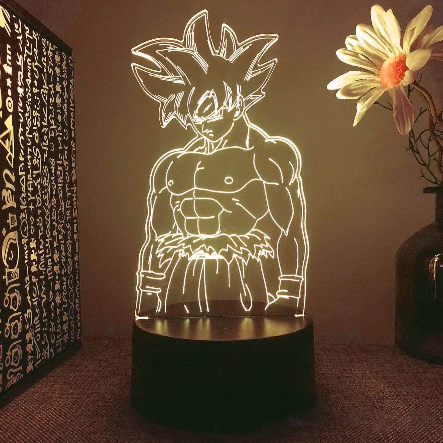 Dragon Ball Nightlight Goku figure LED - 21 / 18CM Warm white