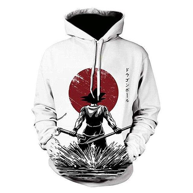 Dragon Ball Z 3D Hoodies Men/Women Pullovers Sweatshirts Strong Goku Print Male Hooded Tracksuits Hoody