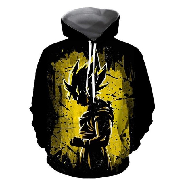 Dragon Ball Z 3D Hoodies Men/Women Pullovers Sweatshirts Strong Goku Print Male Hooded Tracksuits Hoody