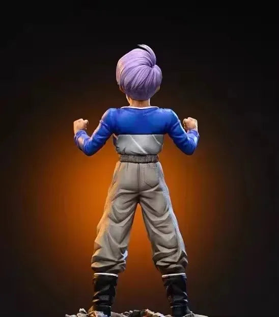 Dragon Ball Z Anime Figure Trunks Figurine Super Saiyan Trunks Model Replacement Head Pvc Statue Doll Desk Ornament Gifts