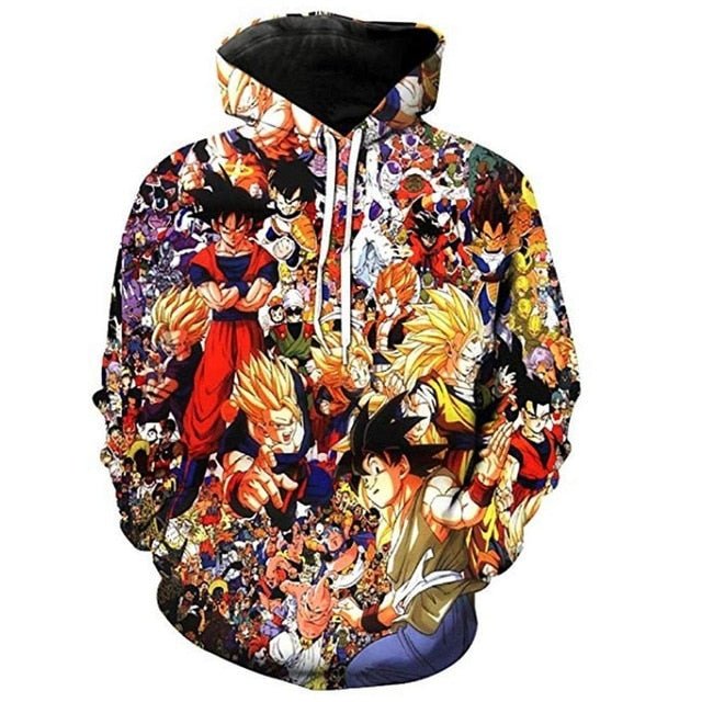 Dragon Ball Z Goku 3D Hoodie Coat Men Women Sweatshirts 3D Hoodies Pullovers Outerwear Hoodie Jacket