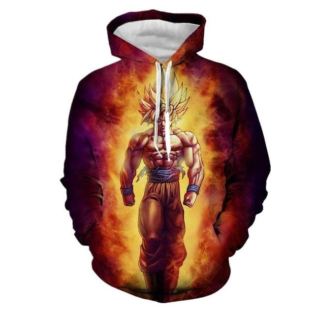 Dragon Ball Z Goku 3D Hoodie Coat Men Women Sweatshirts 3D Hoodies Pullovers Outerwear Hoodie Jacket