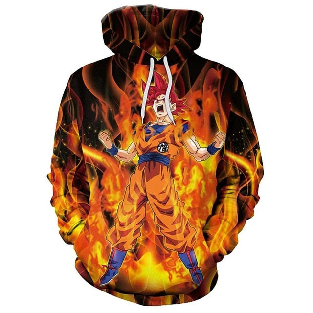 Dragon Ball Z Goku 3D Hoodie Coat Men Women Sweatshirts 3D Hoodies Pullovers Outerwear Hoodie Jacket