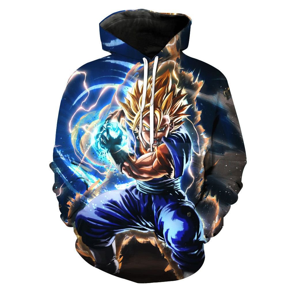 Dragon Ball Z Goku Anime 3D Print Hoodies Sweatshirts Harajuku Cartoon Hooded Women/Men long sleeve hip hop streetwear Clothes