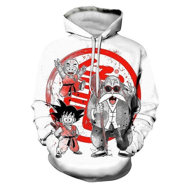 Dragon Ball Z Hoodies 3D Hooded Pullover Coats Sportswear Sweatshirt Dragonball Super Saiyan Son Goku Vegeta Outfit Outwear Tops