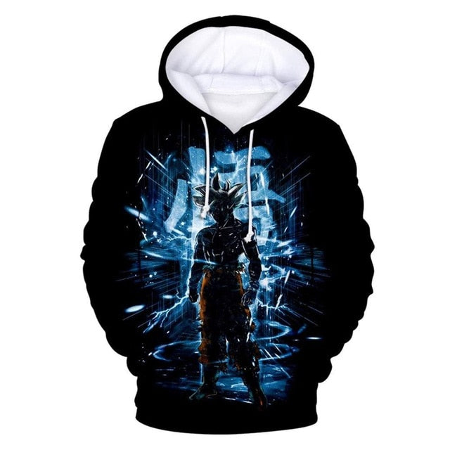 Dragon Ball Z Hoodies 3D Hooded Pullover Coats Sportswear Sweatshirt Dragonball Super Saiyan Son Goku Vegeta Outfit Outwear Tops