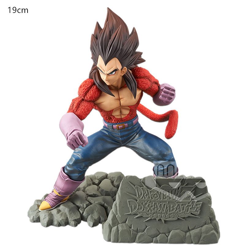 Dragon Ball Z Son Goku Sun Gohan Battle Damaged Cartoon Version Super Saiyan Doll Collection Model Toy Children's Gift