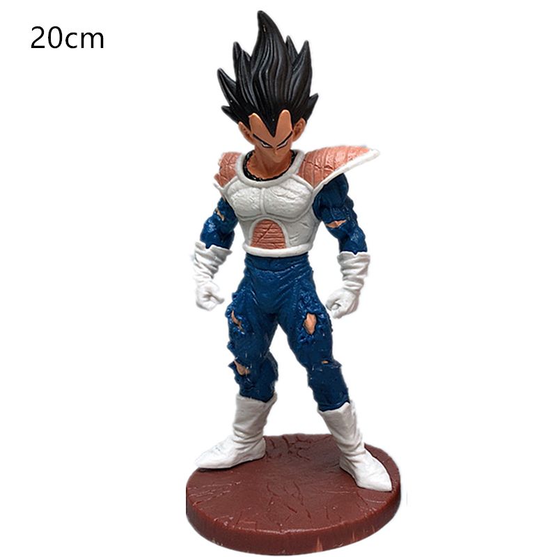 Dragon Ball Z Son Goku Sun Gohan Battle Damaged Cartoon Version Super Saiyan Doll Collection Model Toy Children's Gift