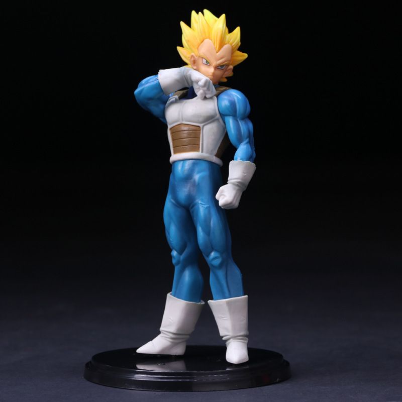 Dragon Ball Z Son Goku Sun Gohan Battle Damaged Cartoon Version Super Saiyan Doll Collection Model Toy Children's Gift