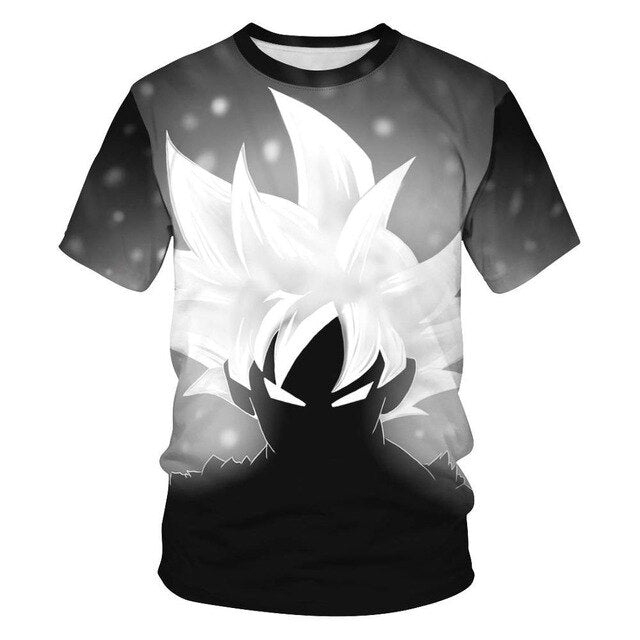 Dragon Ball Z T Shirts Mens Summer 3D Print Super Saiyan Goku Black Zamasu Vegeta Dragonball Casual Tee Shirt tops Tee