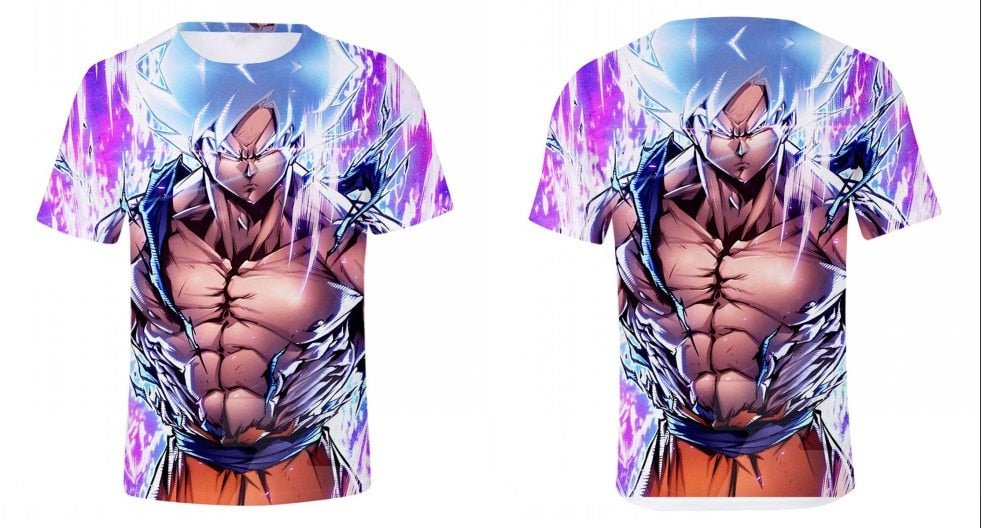 Dragon Ball Z T Shirts Mens Summer 3D Print Super Saiyan Goku Black Zamasu Vegeta Dragonball Casual Tee Shirt tops Tee