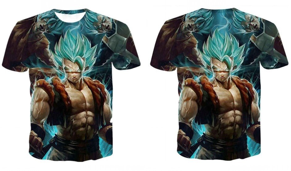 Dragon Ball Z Ultra Instinct God Son Goku Super Saiyan Men Tshirt 3D Printed Summer O-Neck Daily Casual Funny T shirt Plus Size