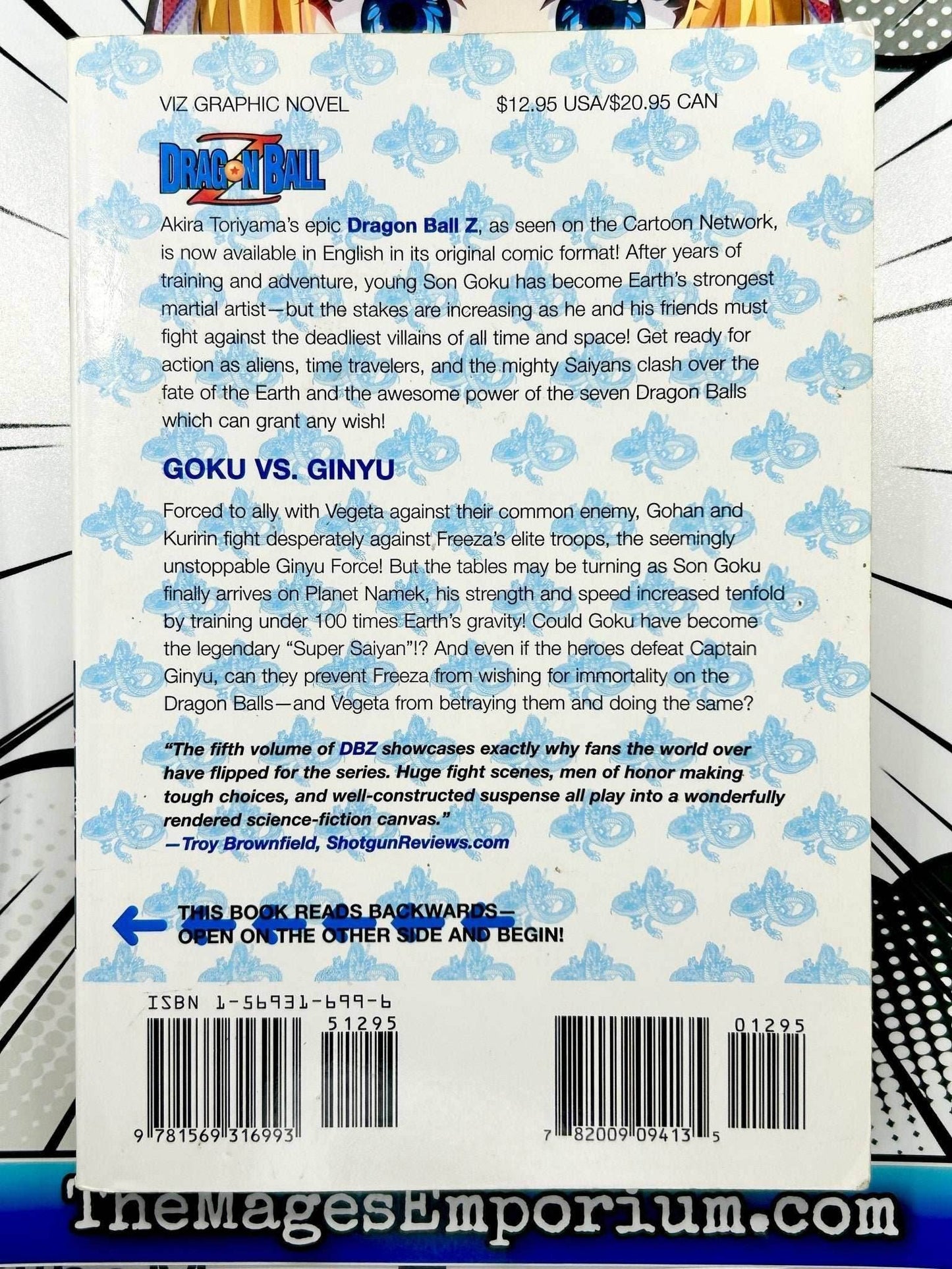 Dragon Ball Z Vol 8 Oversized Manga - 