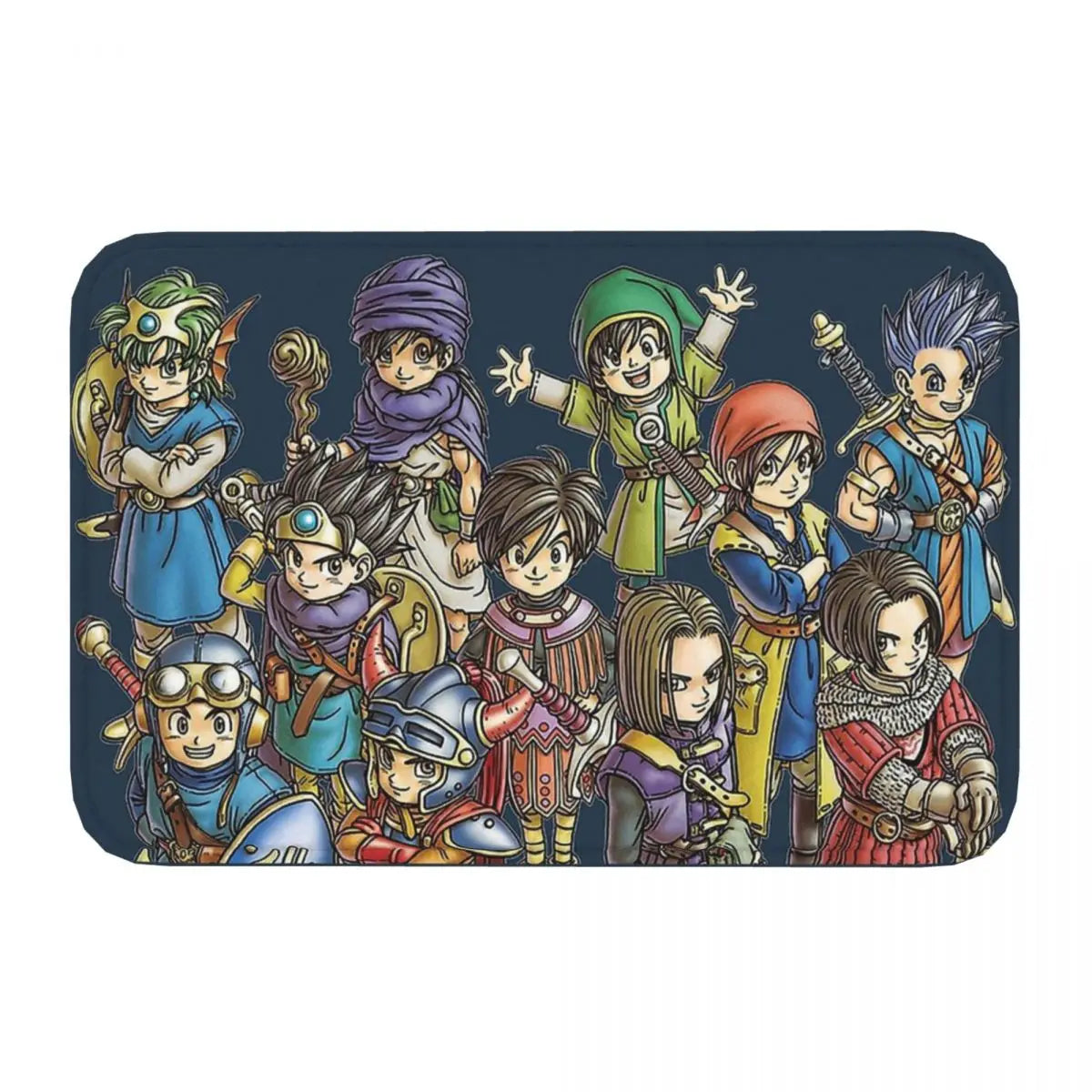 Dragon Quest Non-slip Doormat Heroes Bath Kitchen Mat Welcome Carpet Home Modern Decor