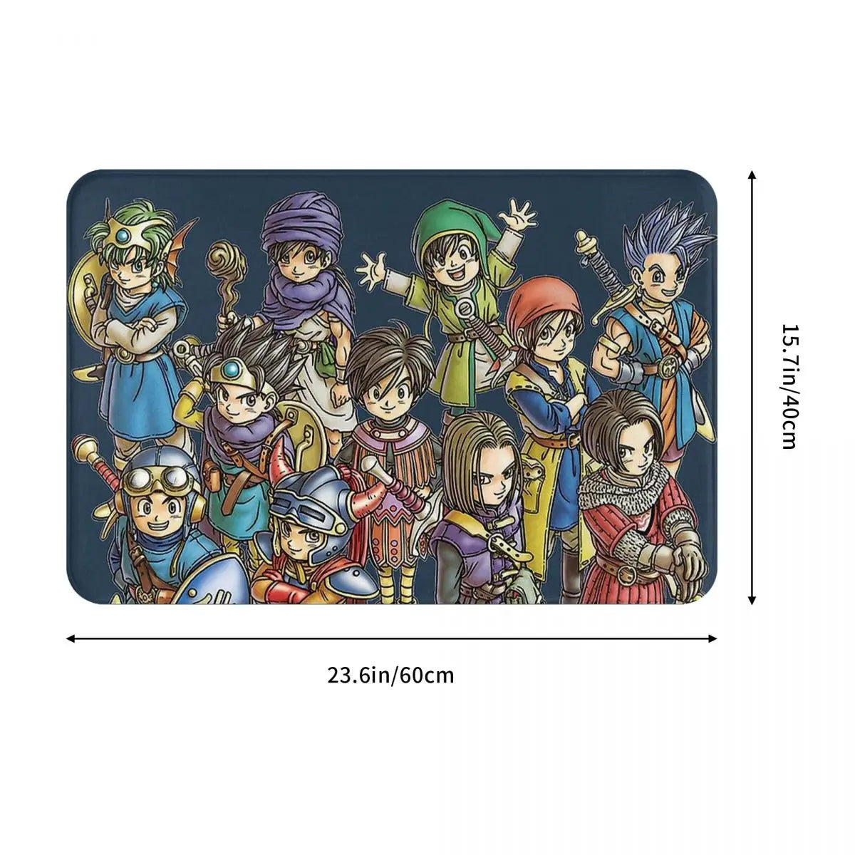 Dragon Quest Non-slip Doormat Heroes Bath Kitchen Mat Welcome Carpet Home Modern Decor