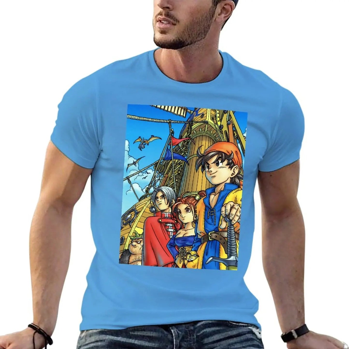 Dragon Quest VIII T-Shirt oversized graphics sweat shirts mens big and tall t shirts