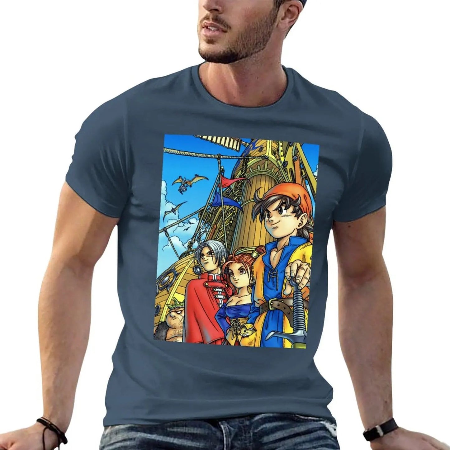 Dragon Quest VIII T-Shirt oversized graphics sweat shirts mens big and tall t shirts