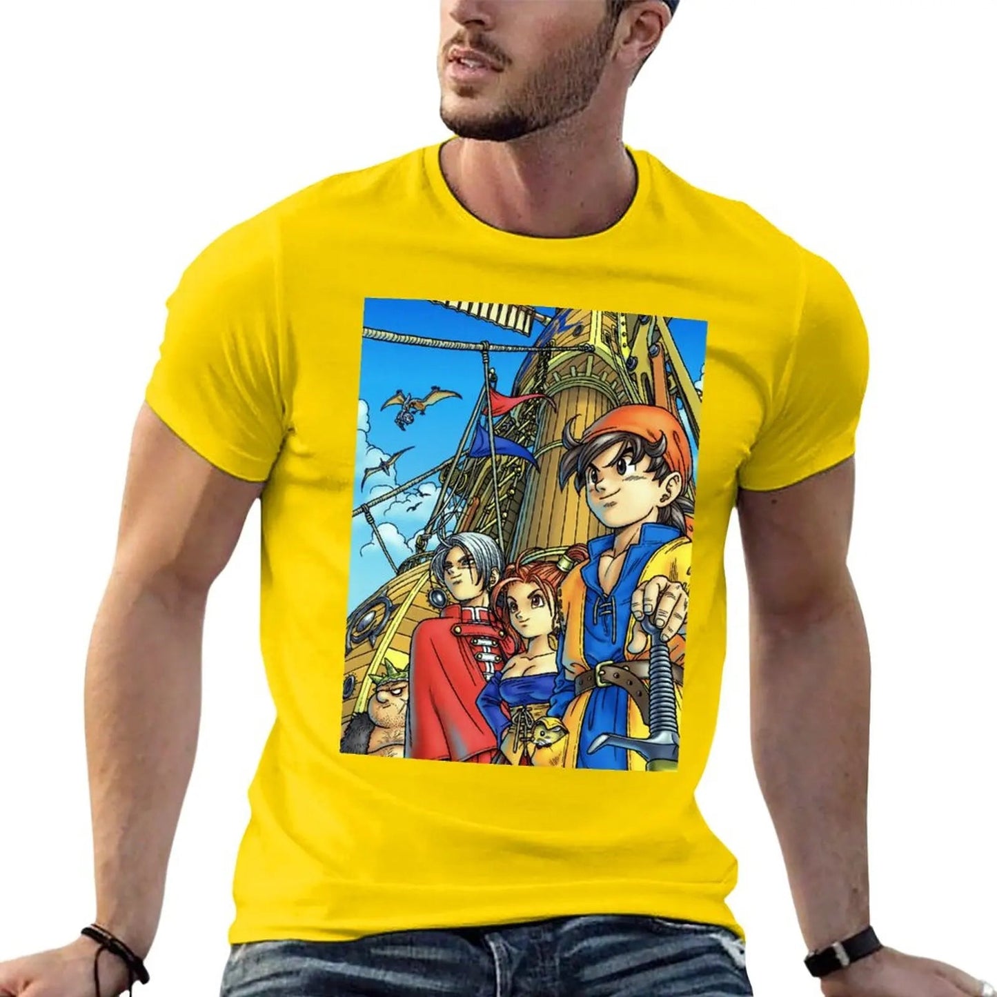 Dragon Quest VIII T-Shirt oversized graphics sweat shirts mens big and tall t shirts