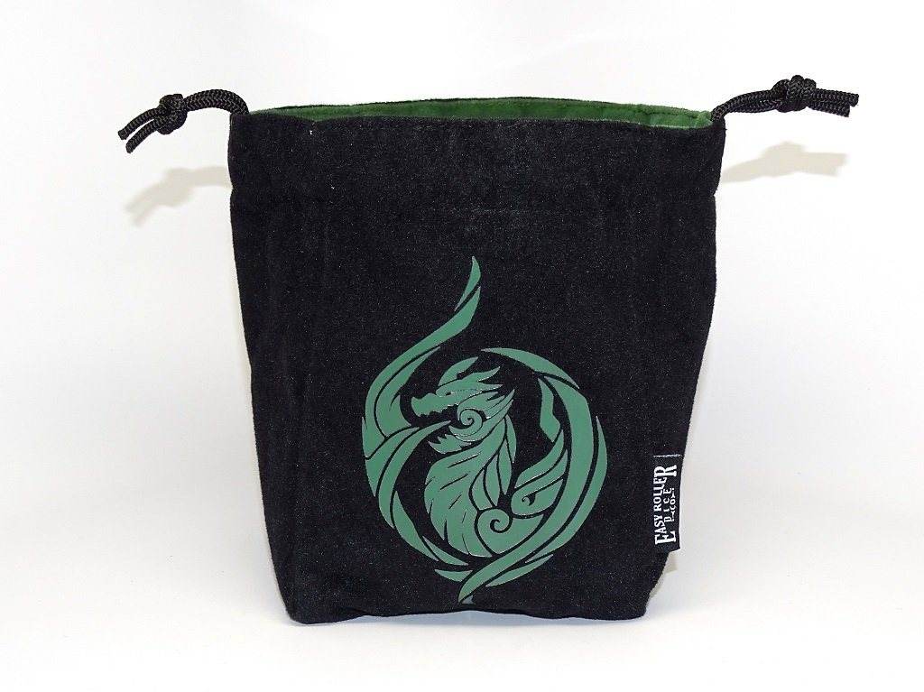 Dragon's Breath Reversible Microfiber Self-Standing Large Dice Bag - 