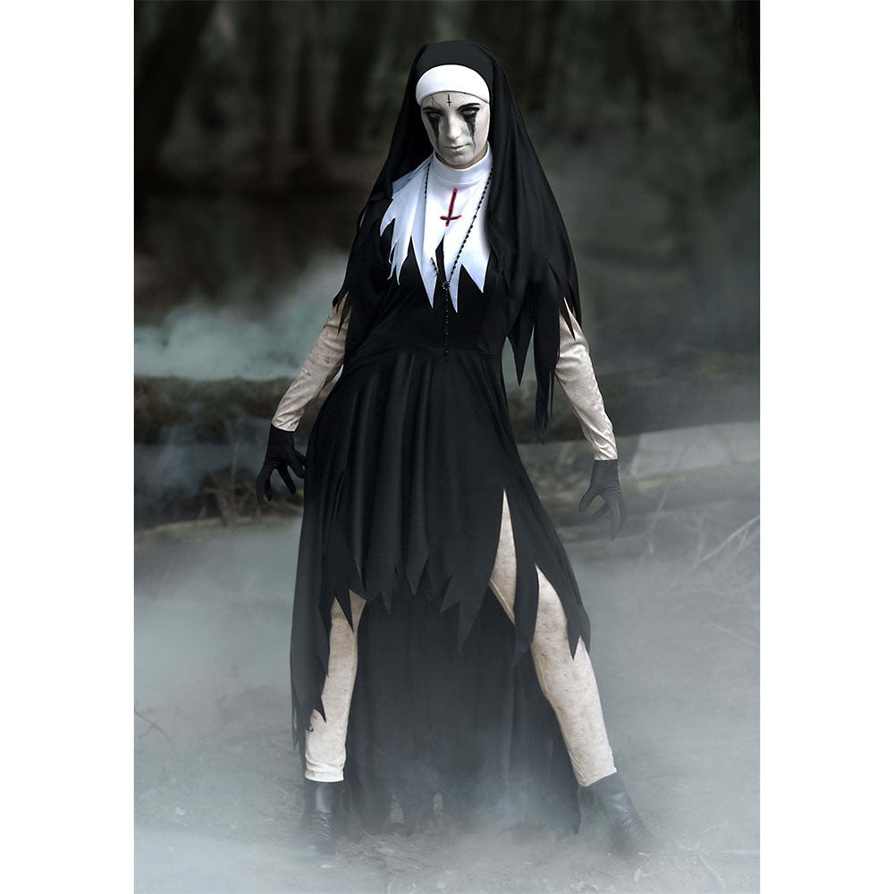 Dreadful Mary Catherine Costume for Adults Scary Exorcist Halloween Outfit