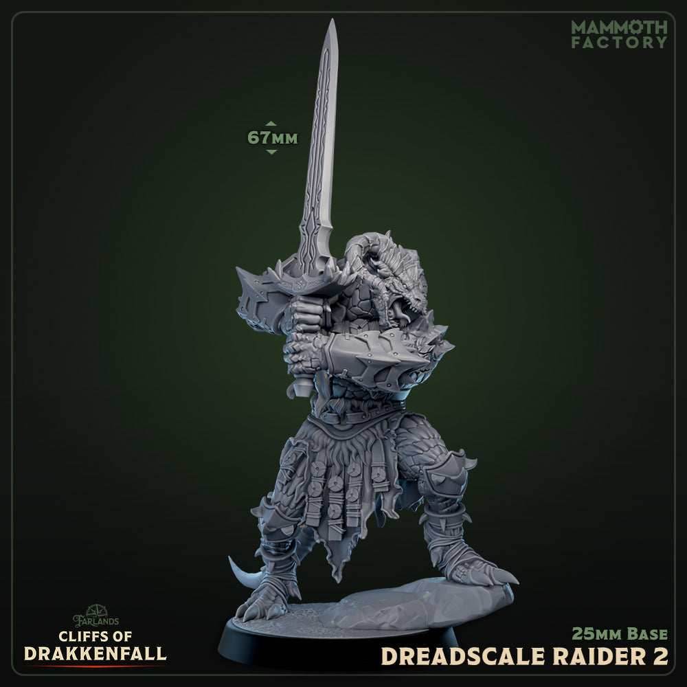 Dreadscale Raider: Sculpt 2 (Male Dragonborn Barbarian) - 