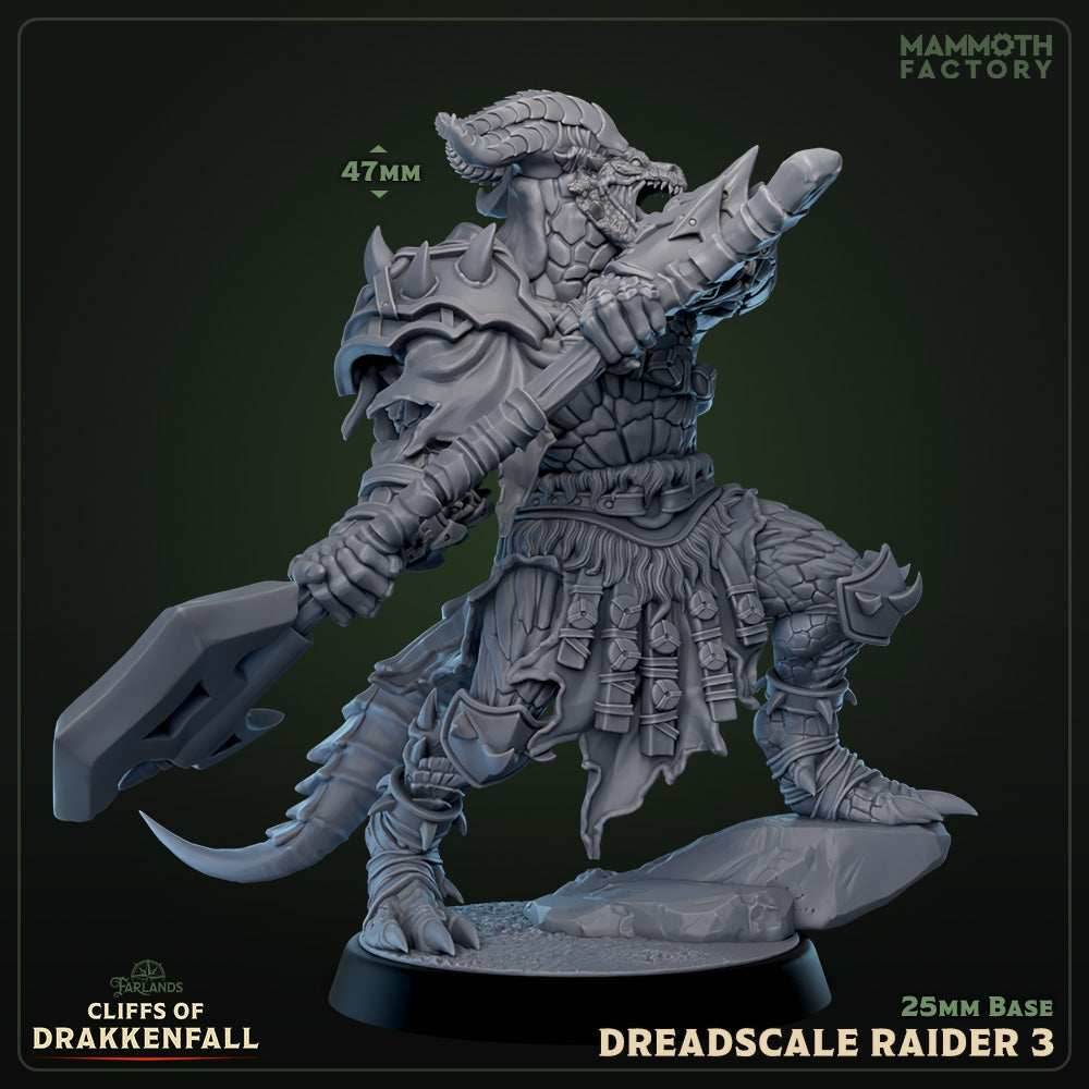 Dreadscale Raider: Sculpt 3 (Male Dragonborn Barbarian) - 
