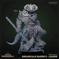 Dreadscale Raider: Sculpt 5 - Leader (Male Dragonborn Barbarian) - 