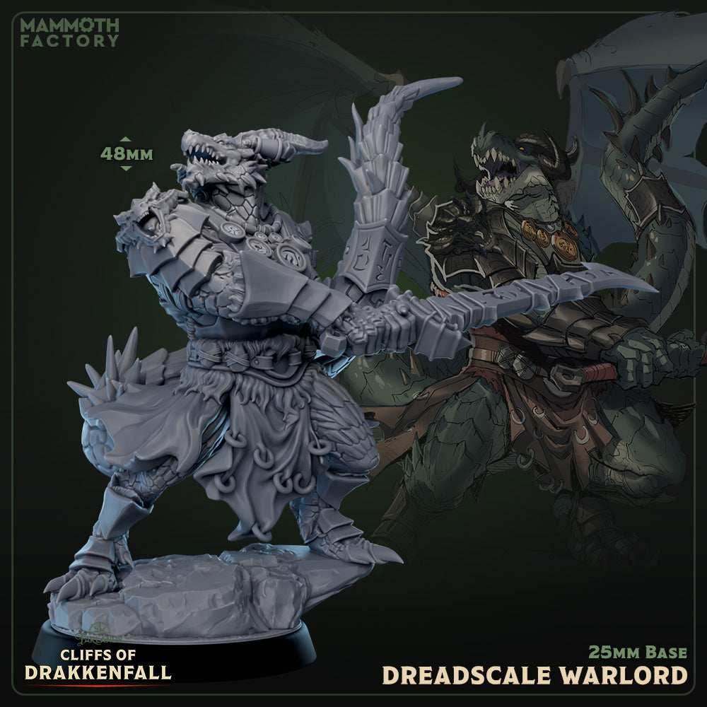 Dreadscale Warlord (Male Dragonborn Warlord) - No Wings