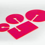 Dropzone Commander Template Pack - Fluorescent Red