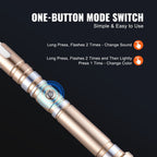 Lightsaber 12 RGB Colors 41" Mute Sound Rechargeable Dueling Light Saber