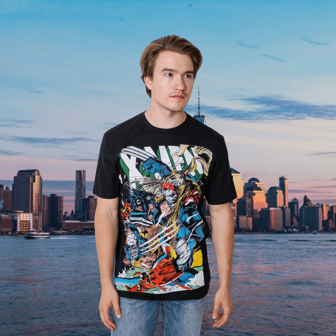 X-Men Wolverine vs Omega Marvel Liscensed Adult T-Shirt - S