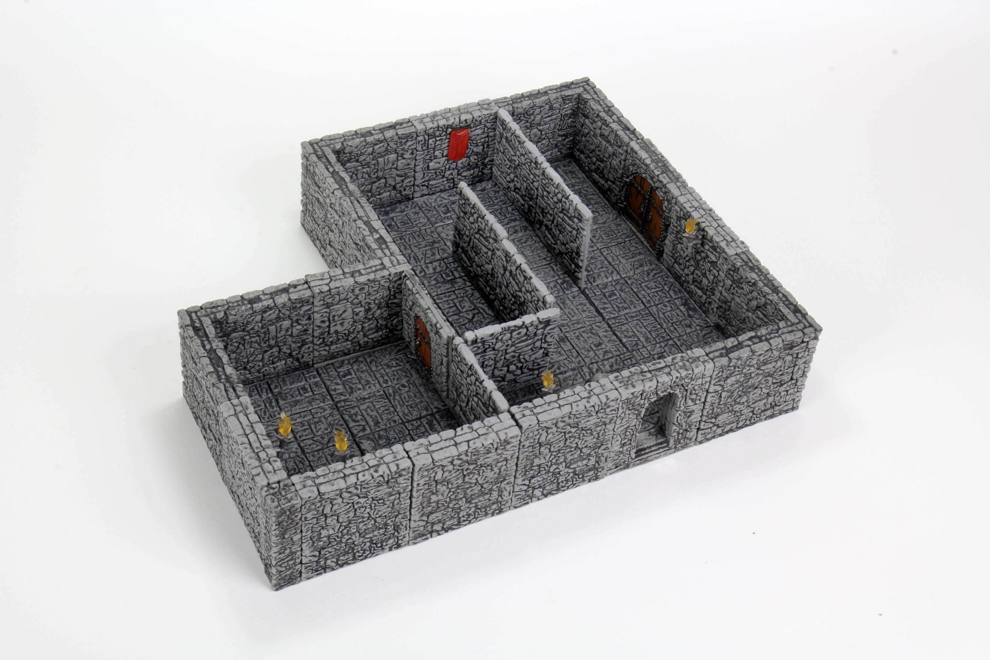 WarLock Tiles: Dungeon Tiles II - Full Height Stone Walls Expansion - 