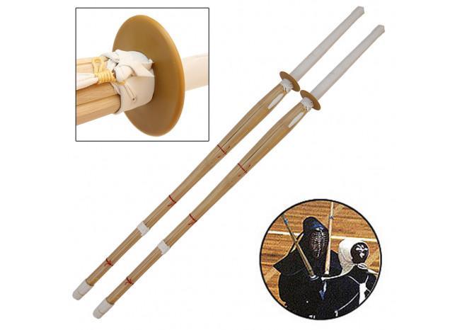 Dual Kendo Shinai Bamboo Practice Katana Set