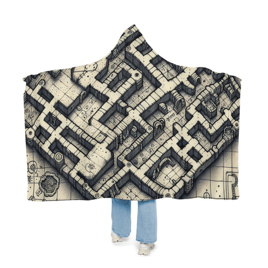 Dungeon map Snuggle Blanket