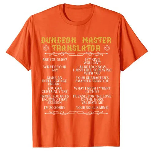 Dungeon Master Translator t-shirt