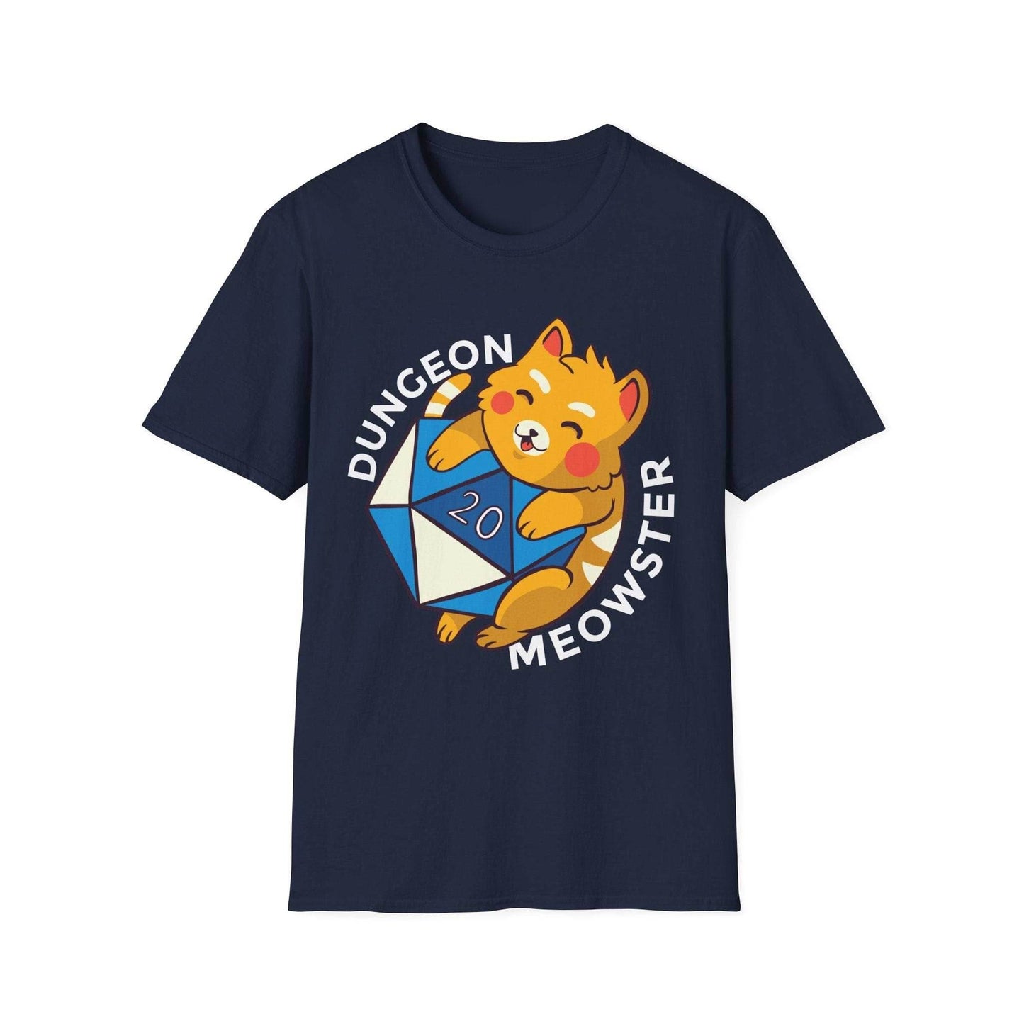 Dungeon Meowster T-Shirt - Navy / S