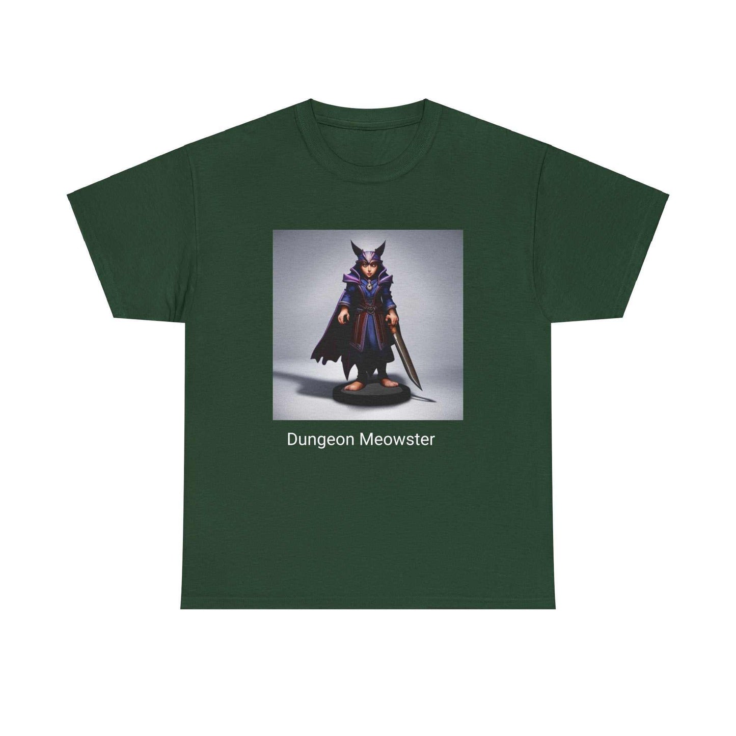 Dungeon Meowster Unisex Heavy Cotton Tee